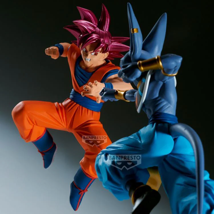 BANPRESTO - Dragon Ball Super MATCH MAKERS Super Saiyan God Goku (VS Beerus) Figure - Image 2