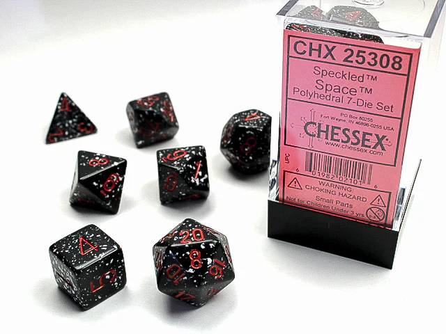 Chessex: Speckled - Polyhedral Space 7-Die Set