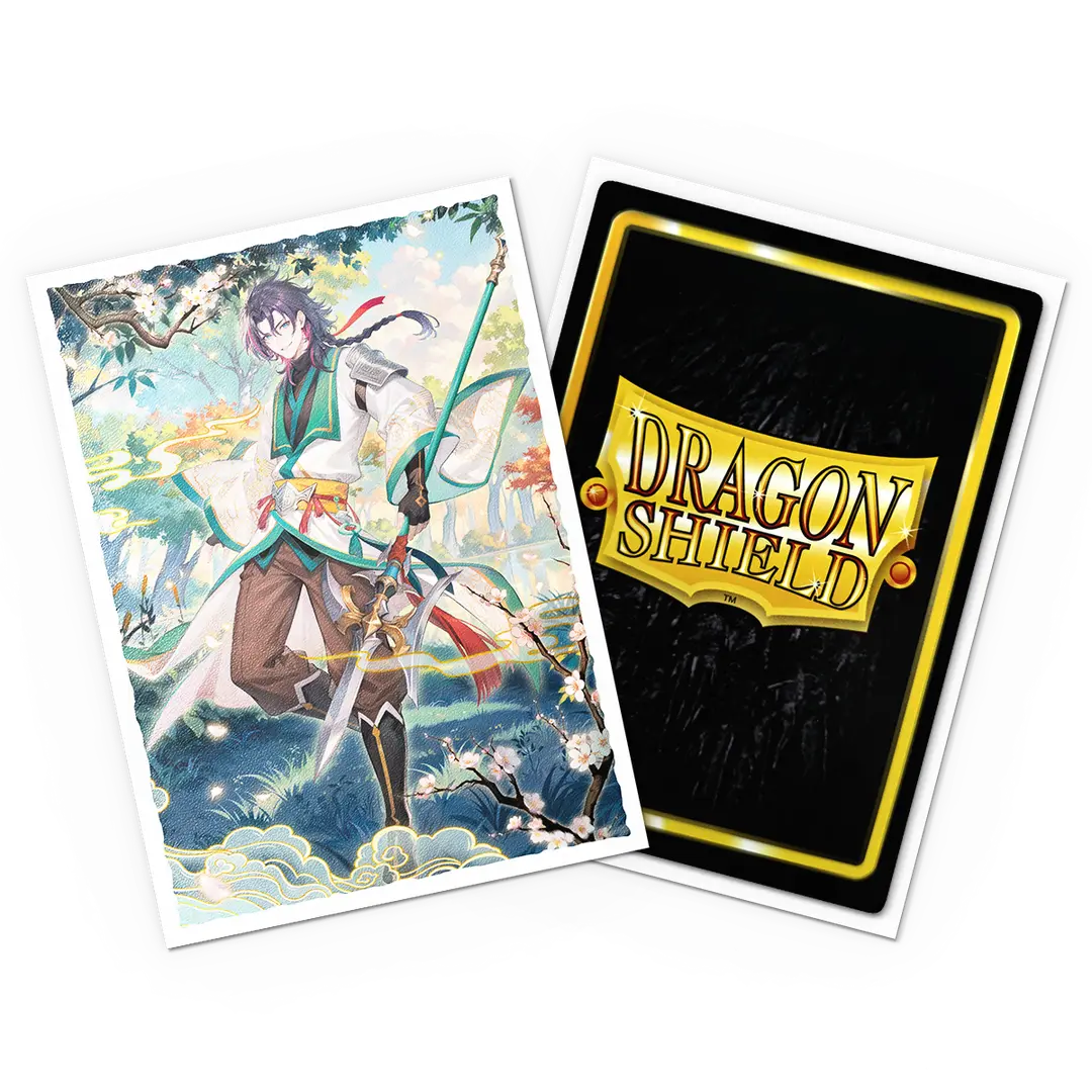 Dragon Shield: 100 Micas Tamaño Standard Dual Matte Art "Grand Archive Jin, Fate Defiant" - Image 2