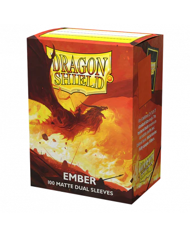 Dragon Shield: 100 Micas Tamaño Standard Dual Matte Ember