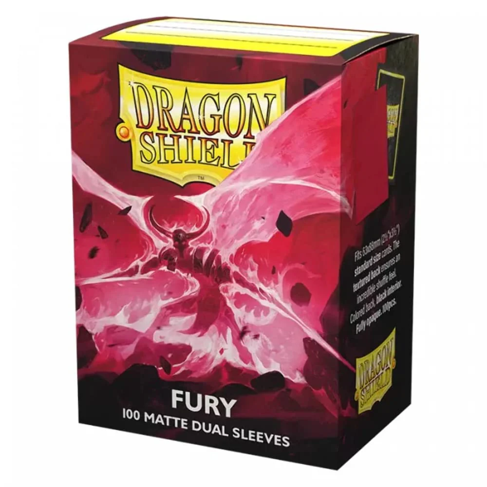 Dragon Shield: 100 Micas Tamaño Standard Dual Matte Fury