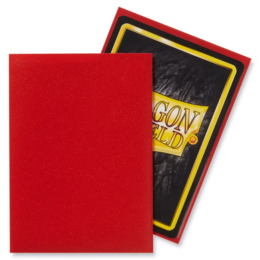 Dragon Shield: 100 Micas Tamaño Standard Matte Crimson - Image 2