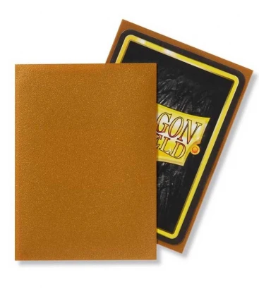 Dragon Shield: 100 Micas Tamaño Standard Matte Gold - Image 2