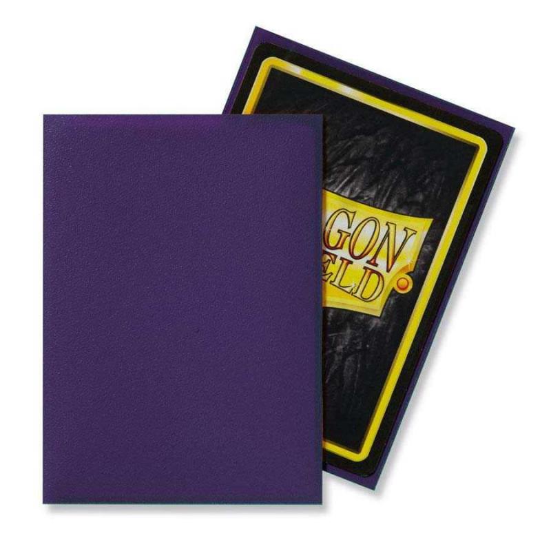 Dragon Shield: 100 Micas Tamaño Standard Matte Purple - Image 2