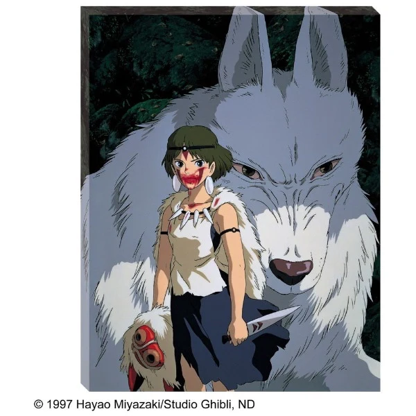 Ghibli - Artboard Jigsaw Princess Mononoke "Moro and San" - Image 2