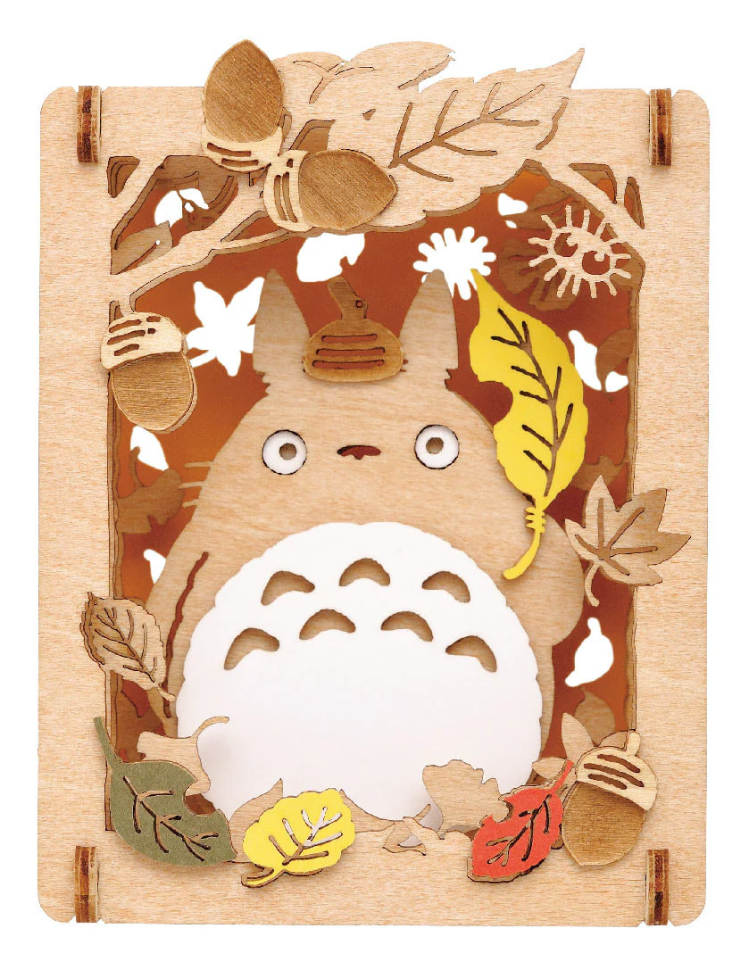 Ghibli - My Neighbor Totoro "Autumn Sunlight Through Trees" Paper Theater -Wood Style- - Image 2