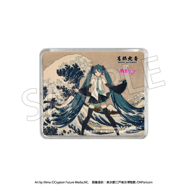 Katsushika HokusaixHatsune Miku 3D: The Great Wave off Kanagawa Magnet