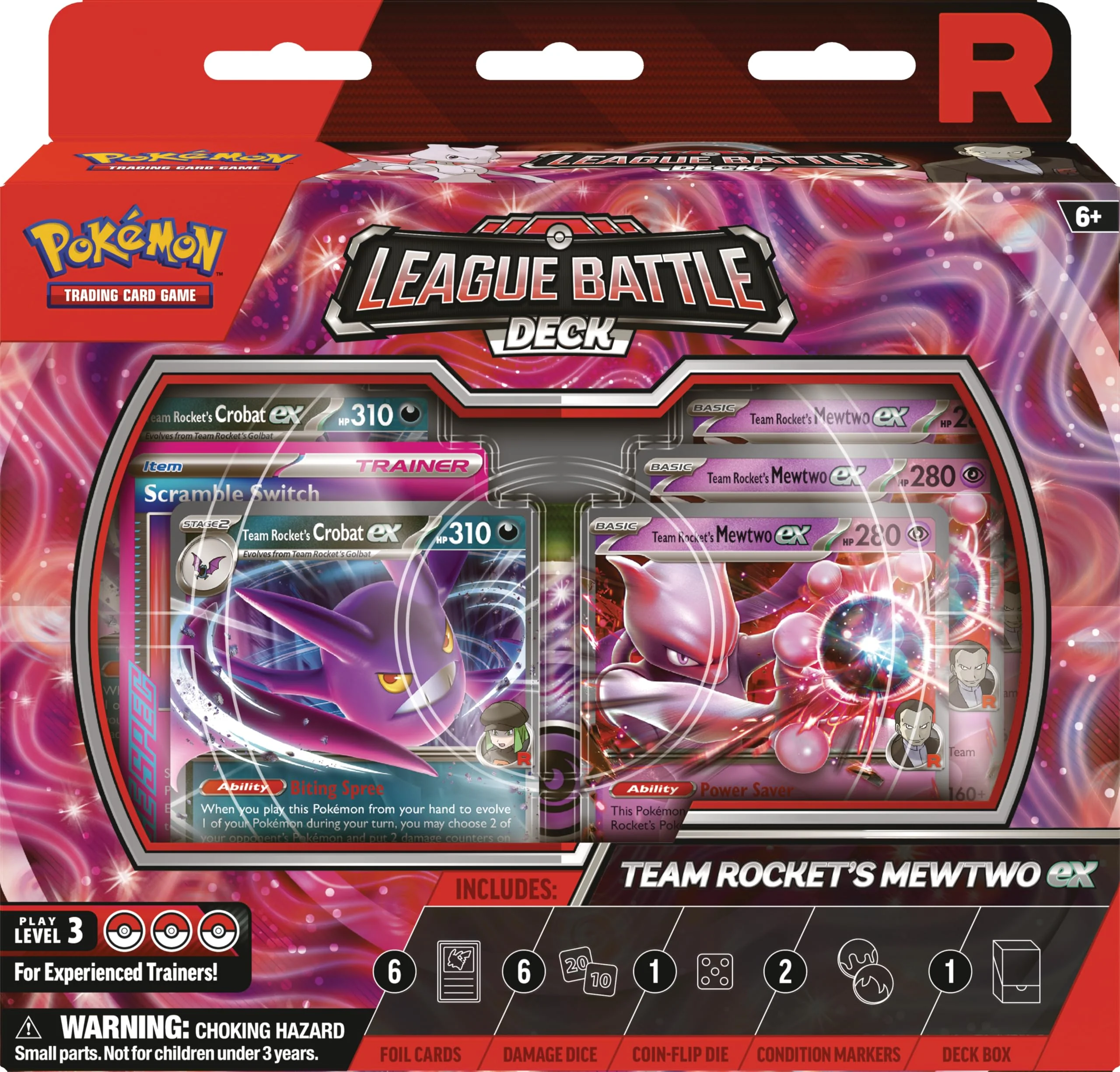Pokémon TCG: Team Rocket’s Mewtwo ex League Battle Deck - ESPAÑOL