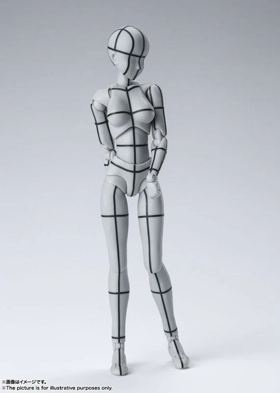 S.H.Figuarts BODY-CHAN -Sports- Edition WIRE FRAME (Gray Color Ver.)