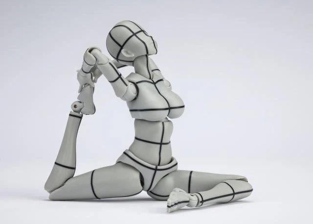 S.H.Figuarts BODY-CHAN -Sports- Edition WIRE FRAME (Gray Color Ver.) - Image 3
