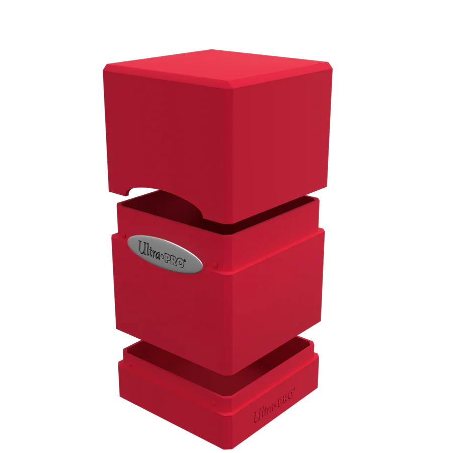 Ultra Pro: Deck Box Satin Tower - Apple Red - Image 2