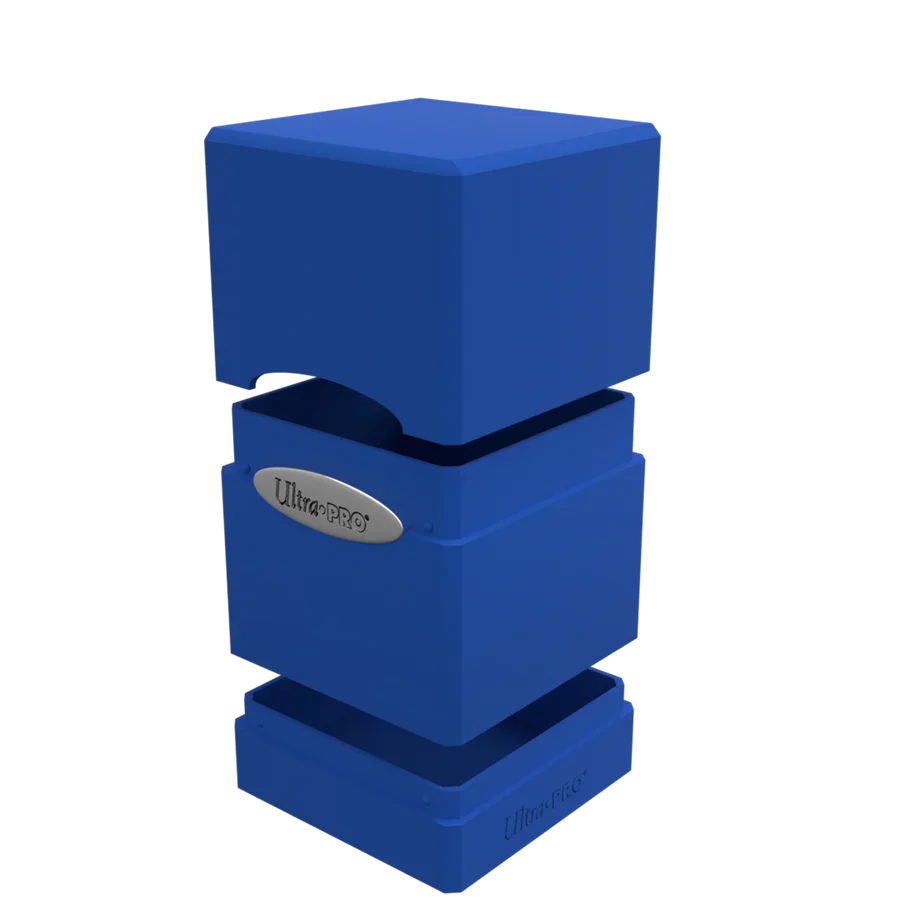 Ultra Pro: Deck Box Satin Tower - Pacific Blue - Image 2